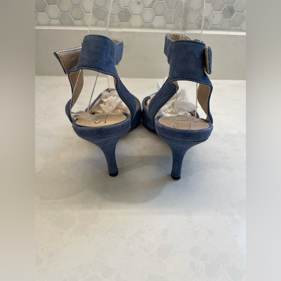 Blue Sole‎ Society Suede Leather Ankle Strap 2.5 in. Pumps  Women Size 6.5. - Picture 8 of 11
